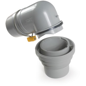 Sewer Adapter, 4-in1 w/ Elbow