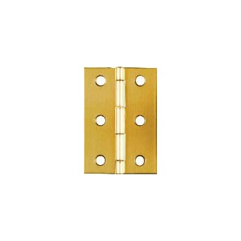 Solid Brass/Pb Broad Hinge, Visual Pack 1802 2-1/2x1-3/4  inches 
