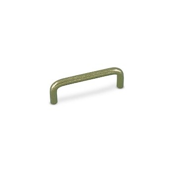 Wire Pull - Burnished Brass Finish - 3 inch