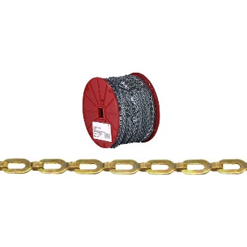 Safety Chain, Brass - 200' roll 