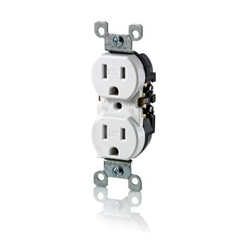 Weather and Tamper Resistant Duplex Receptacle ~ Ivory