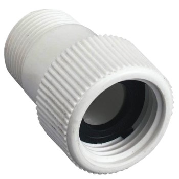 PVC Hose to Pipe Fitting ~  3/4" MIP x 3/4" FH 