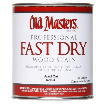 Fast Dry Wood Stain, Aged Oak ~ Quart