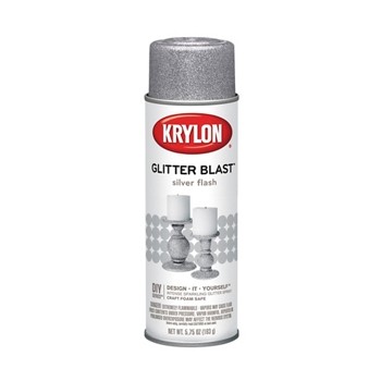 Glitter Blast Spray Paint,  Silver Flash ~ 5.7 5oz
