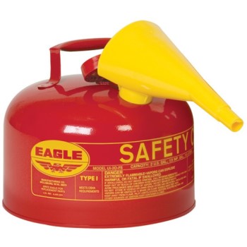 Red Safety Fuel Can, Type 1 ~  Gallon