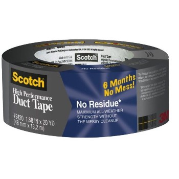 Duct Tape - 2420 No Residue - 2 inch x 20 yard