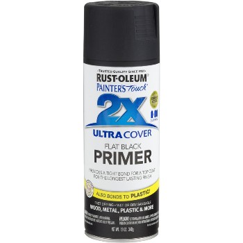 Painter's Touch 2X Ultra Spray, Flat Black Primer 
