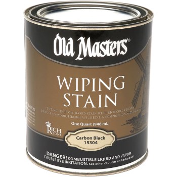 Wiping Stain, Carbon Black ~ Qt