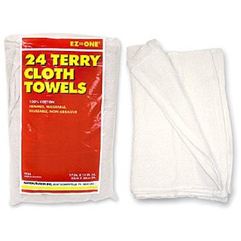 Terry Cloth Towels - Off-White - 24/Pack