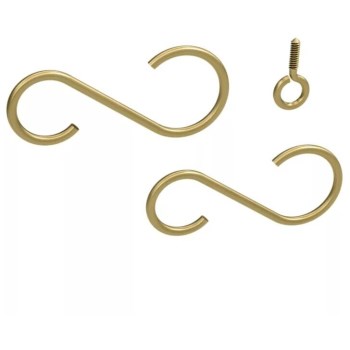 Bright Brass Extention Hook Kit, Visual Pack 2665 3 - 1 / 2 inches