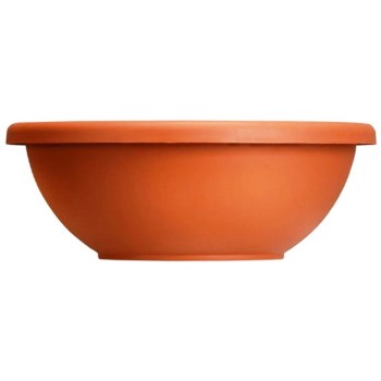 Clay Colored Garden Bowl - 14" 