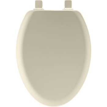 Toilet Seat, Elongated, Molded Wood ~ Biscuit