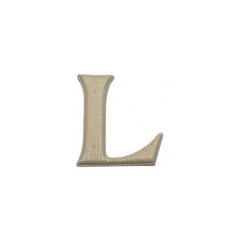 House Letter L,   Simulated Wood-Grain Letter ~ 7"