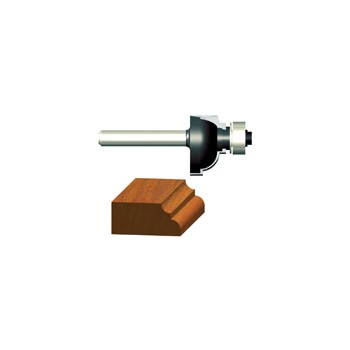 Cove and Fillet Router Bit - 1/4 inch radius