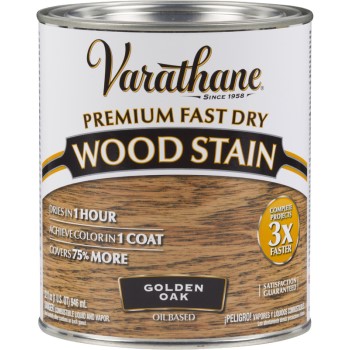Varathane Premium Fast Dry Interior Wood Stain, Golden Oak  ~  Quart