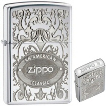 Zippo Crown Stamp, High Pol. Chrome, Multi-Dimen Highlights