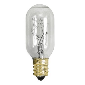 Appliance Bulb, Clear T-7  ~ 15 Watt