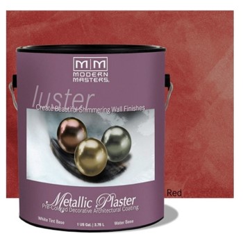 Luster Series Metallic Plaster,  Red ~ Gallon 