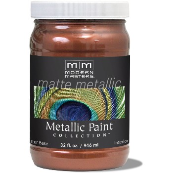 Matte Metallic Paint ~ Antique Copper, Quart