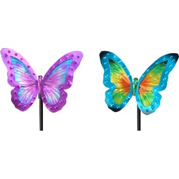 LED Butterfly Stake Lights, 29"
