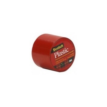 Plastic Tape - Red - 1.5 x 125 inch
