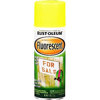 Spray Paint, Fluorescent Yellow