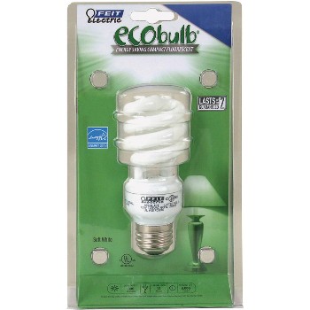 Compact Fluorescent Light Bulb, Mini Twist 18  Watt