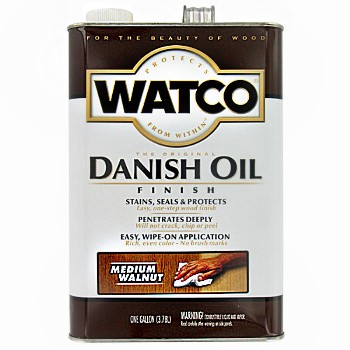 Danish Oil,  Medium Walnut ~ Gallon