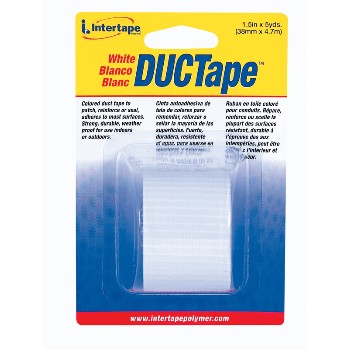 Duct Tape, White 1.5 inch x 5 yd