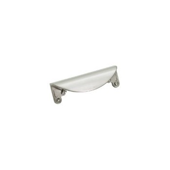 Cup Pull - Satin Nickel Finish - 3 inch