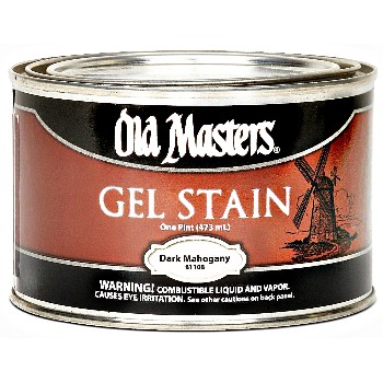 Gel Stain - Oil Based, Dark Mahogany ~ Pint