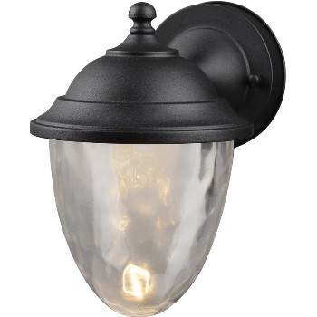 Outdoor LED Lantern, 1 Light ~ Textured Black