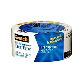 Duct Tape, High Performance Transparent ~ 1.88" x 20 yd