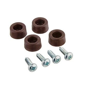 Brown Bumpers,  1/4" H x 1/2" W   ~ Pack of 4