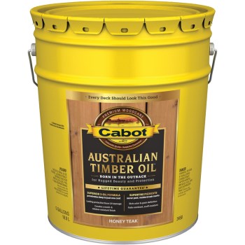 Australian Timber Oil, Honey Teak ~ 5 Gallon Bucket