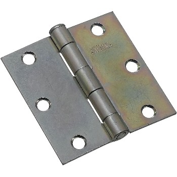 Zinc Loose-Pin Broad Hinges ~ 3 x 3 inches
