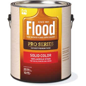 Flood Pro Series Solid Color Deck Stain,  Deep Tint Base ~ Gallon