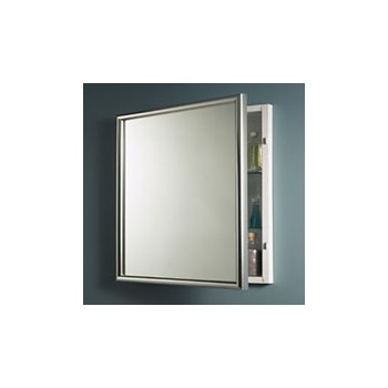 Recessed Bathroom Cabinet on Harmony Aluminum Finish Single Recessed Bath Cabinet At Hardware World