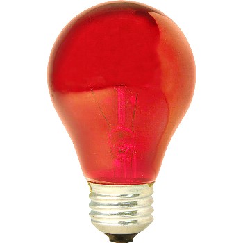 Party Light Bulb, 25w ~  Red 