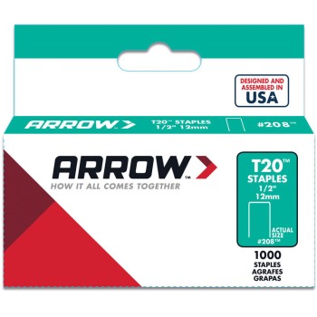Staples - Narrow Flat Crowned - 1/2 inch   