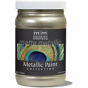 Matte Metallic Paint ~ Champagne, 6 oz