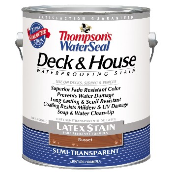Deck & House Stain, Russet ~ Gallon