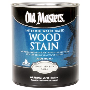 Water-Based Interior Wood Stain, Tint Base ~ Gallon 
