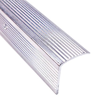 Stair Edging, Fluted w/Silver Finish ~ 1 1/8" x 36"