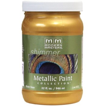 Metallic Paint, Iridescent Gold 32 Oz