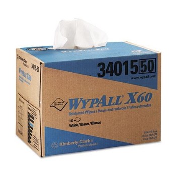 Wypall X60 Wipes ~ Box of 180 Pieces