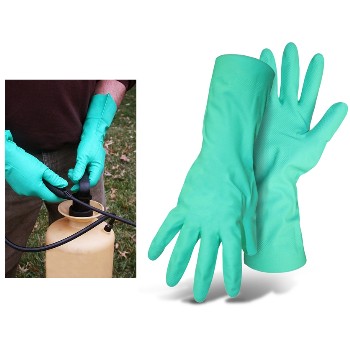 Home N'  Yard Nitrile Glove, 18 Gauge ~ Large 