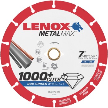 Metalmax Cutoff Wheel ~ 7" x 7/8"