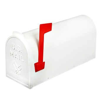 Rural Mailbox #1,  White  