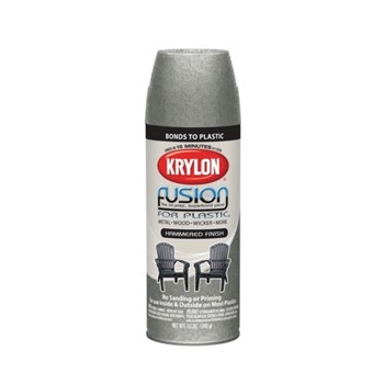Fusion Plastic Paint,  Silver Hammered ~ 12oz